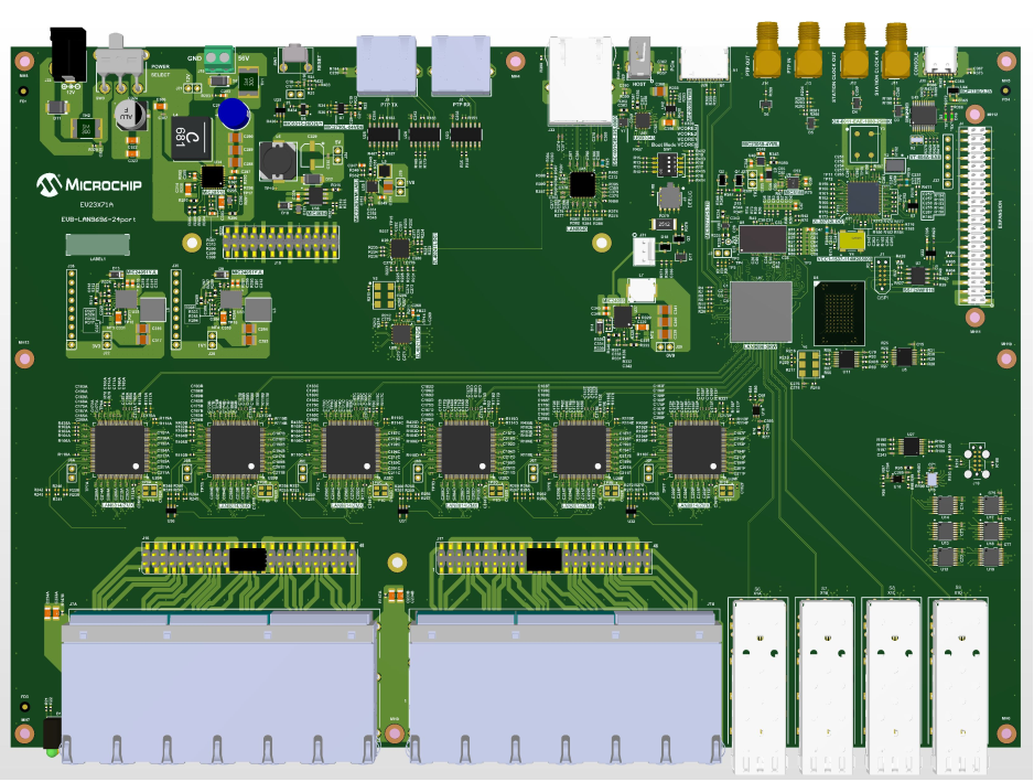 Microchip EV23X71A (Laguna) evaluation board