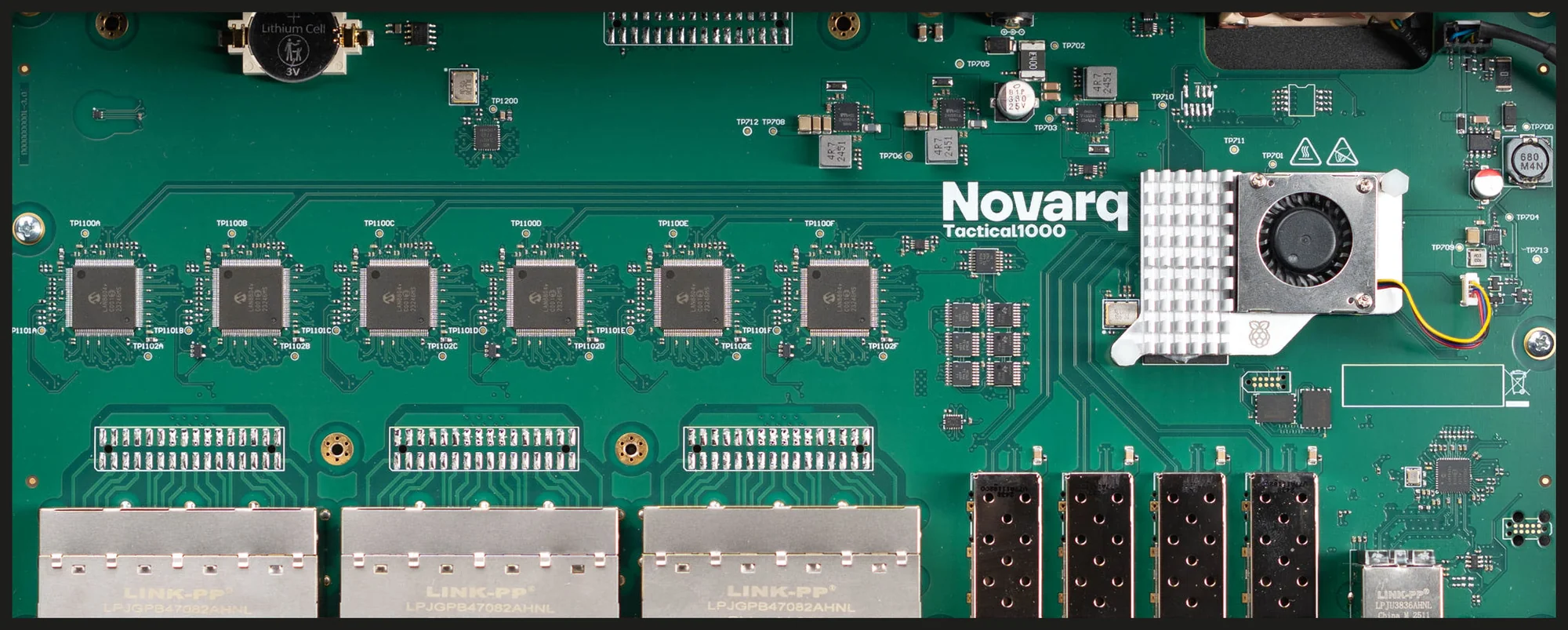 Novarq Tactical-1000, a 29-port LAN969x switch